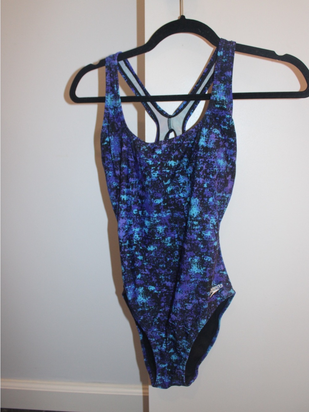 Speedo Purple & Teal Printed One-Piece Swimsuit
